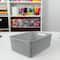 Curver® Jute Grey Plastic Storage Basket Organizer